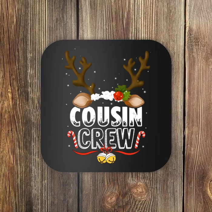 Cousin Crew Funny Christmas Reindeer Coaster