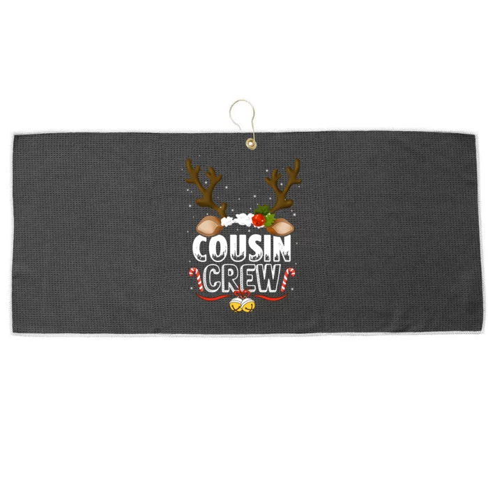 Cousin Crew Funny Christmas Reindeer Large Microfiber Waffle Golf Towel