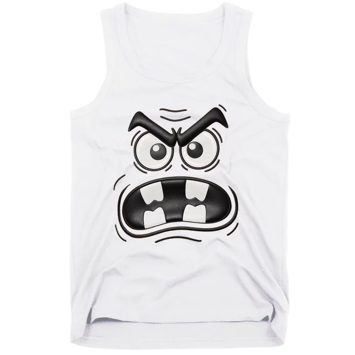 Creepy Carrots Face Halloween Funny Costume Tank Top