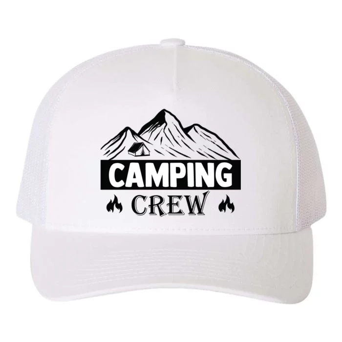 Camping Crew Funny Camping Yupoong Adult 5-Panel Trucker Hat