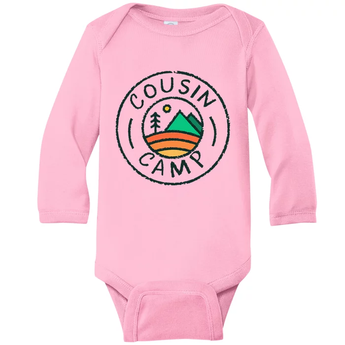 Cousin Camp Friends Summer Travel Family Camping Vacation Baby Long Sleeve Bodysuit