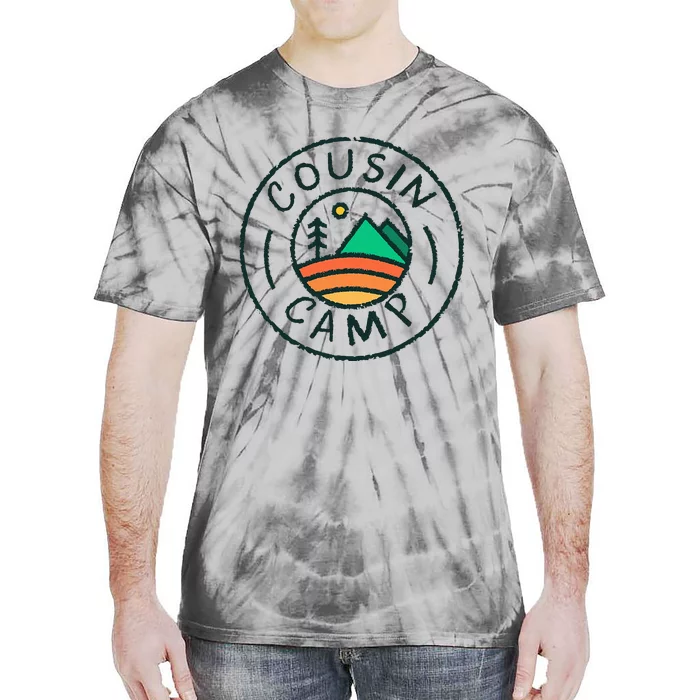 Cousin Camp Friends Summer Travel Family Camping Vacation Tie-Dye T-Shirt