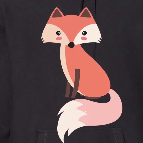 Cute Cartoon Fox Animal & Nature Lover Gift JDK0001 Premium Hoodie