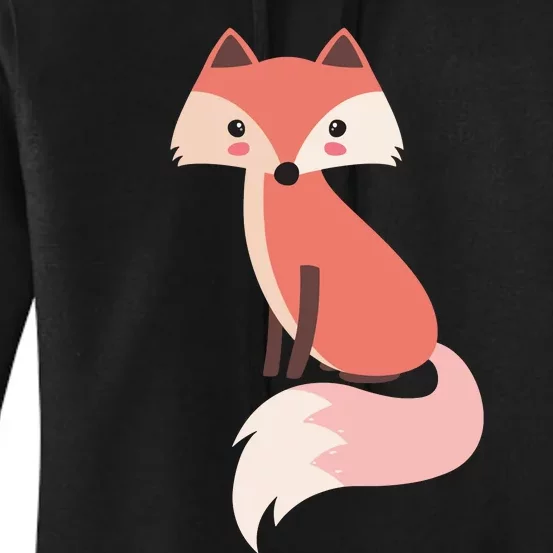 Cute Cartoon Fox Animal & Nature Lover Gift JDK0001 Women's Pullover Hoodie