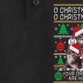 Cats Christmas Funny Ornaments Pajama Family Gift Dry Zone Grid Performance Polo