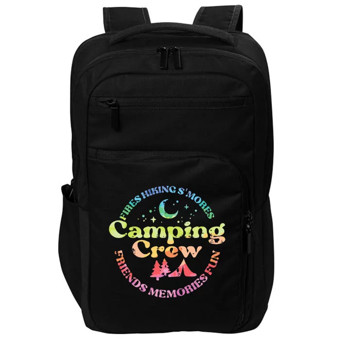 Camping Crew Family Friends Impact Tech Backpack