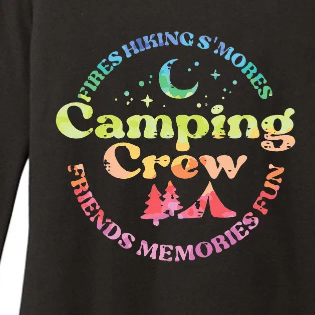 Camping Crew Family Friends Womens CVC Long Sleeve Shirt