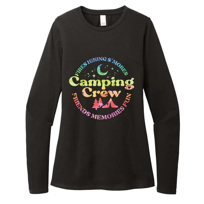 Camping Crew Family Friends Womens CVC Long Sleeve Shirt