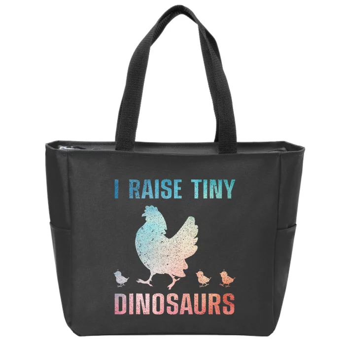 Cute Chicken For Rooster Hen Chicken Farmer Lovers Zip Tote Bag