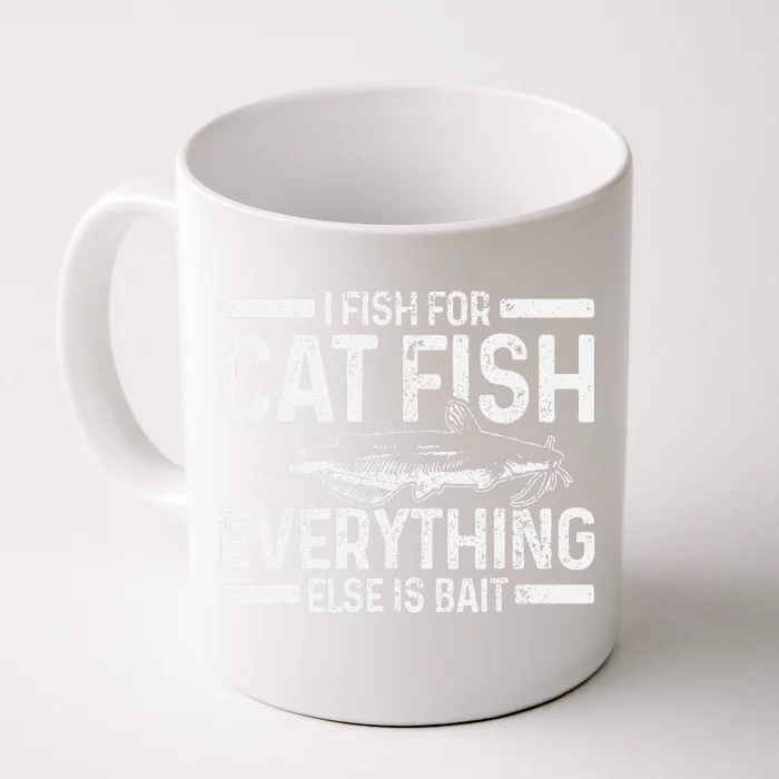 Cute Catfish Fishing Catfishing Funny Saying Fisherman Gift Front & Back Coffee Mug