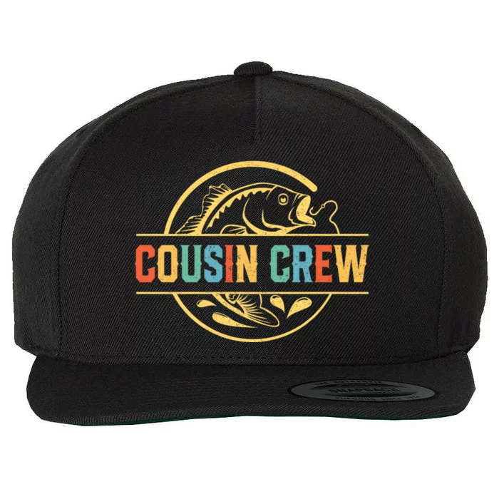 Cousin Crew For Fisherman Fishing Lovers Wool Snapback Cap