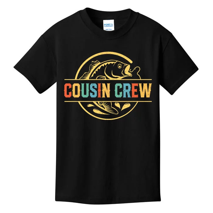 Cousin Crew For Fisherman Fishing Lovers Kids T-Shirt