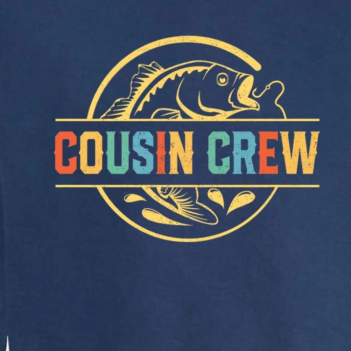 Cousin Crew For Fisherman Fishing Lovers Garment-Dyed Sweatshirt