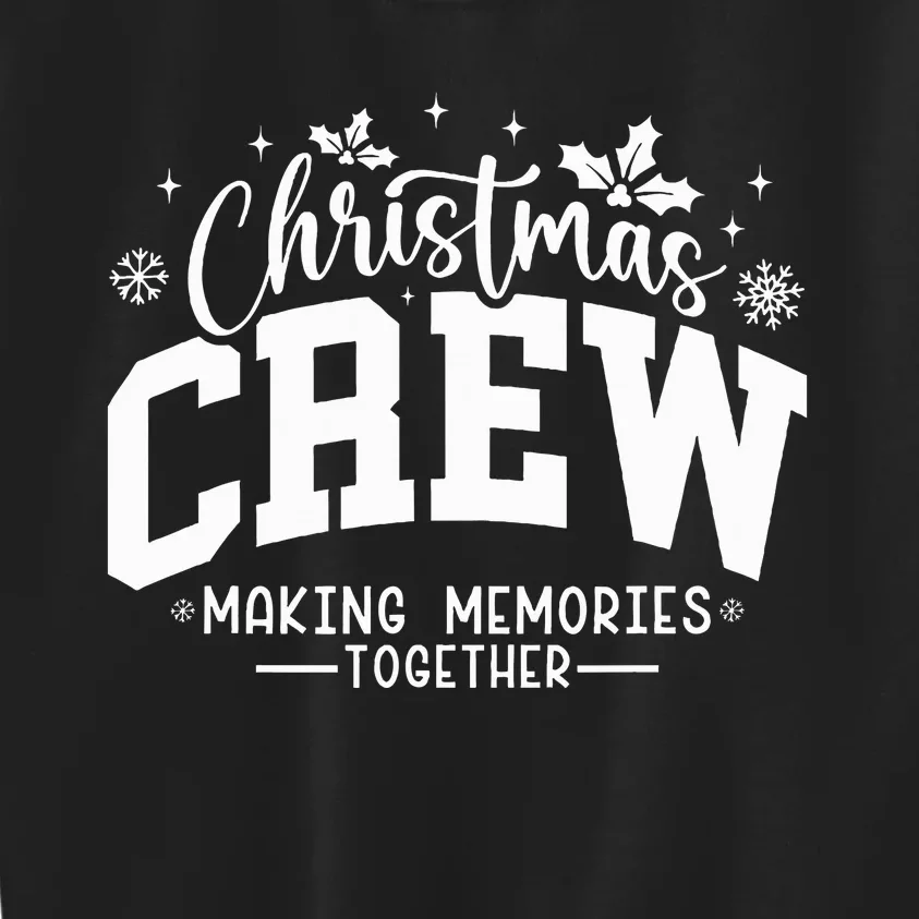 Christmas Crew Family Reunion Kids Sweatshirt