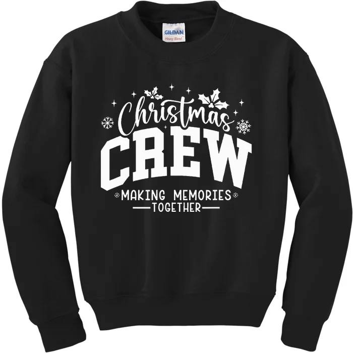 Christmas Crew Family Reunion Kids Sweatshirt