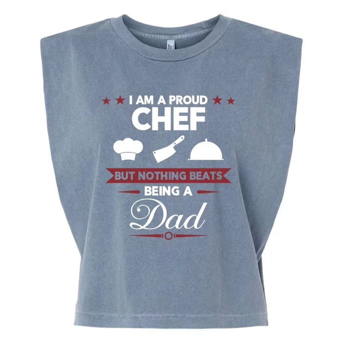 Chef Cooking Funny Culinary Chefs Dad Fathers Day Funny Gift Cute Gift Garment-Dyed Women's Muscle Tee