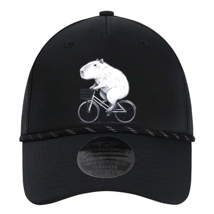 Cyclist Capybara Funny Whimsical Rat Biking Performance The Dyno Cap