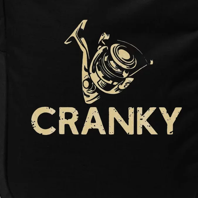 Cranky Crankbait Funny Fishing Lure Impact Tech Backpack