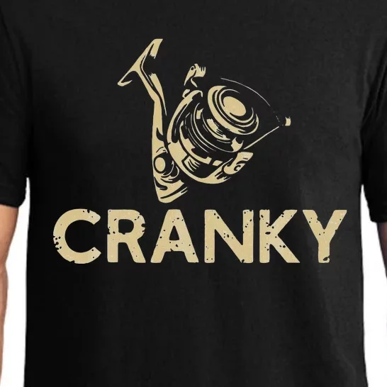 Cranky Crankbait Funny Fishing Lure Pajama Set