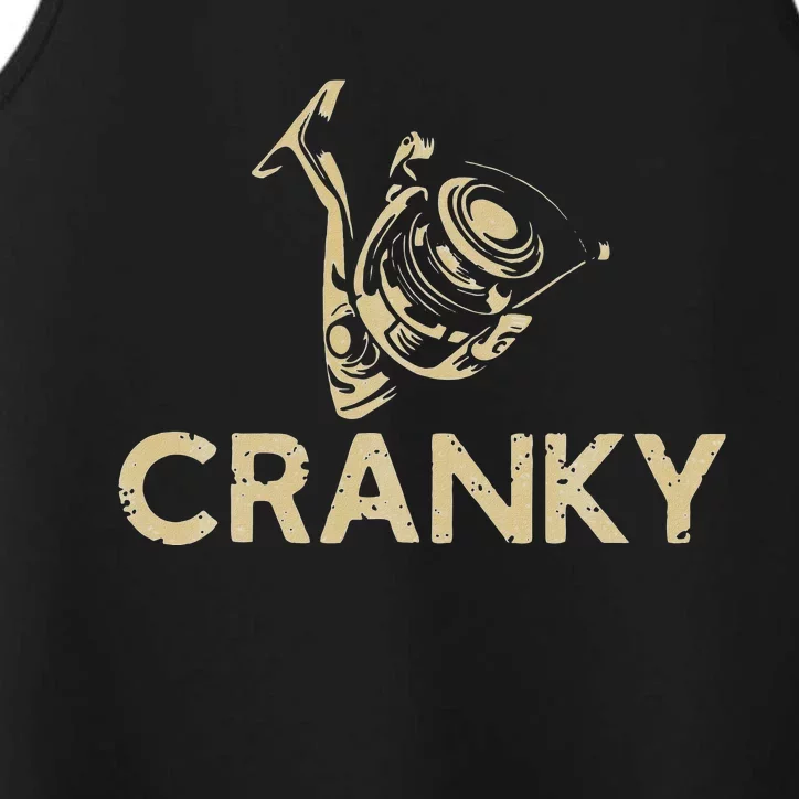 Cranky Crankbait Funny Fishing Lure Performance Tank