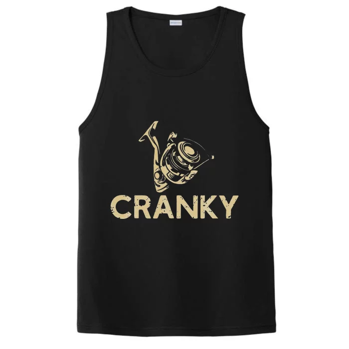 Cranky Crankbait Funny Fishing Lure Performance Tank