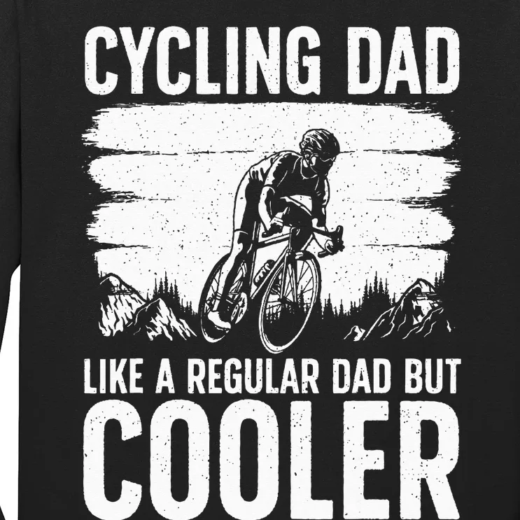 Cool Cycling For Dad Bicycling Bikers Bicycle Bike Rider Long Sleeve Shirt