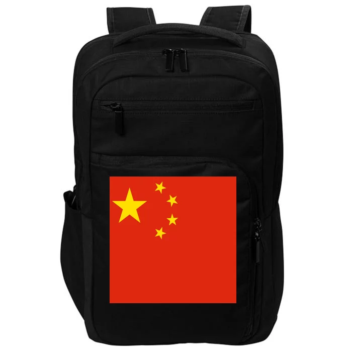 China Country Flag Impact Tech Backpack