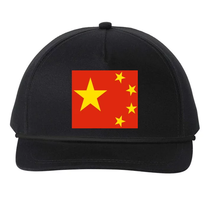 China Country Flag Snapback Five-Panel Rope Hat