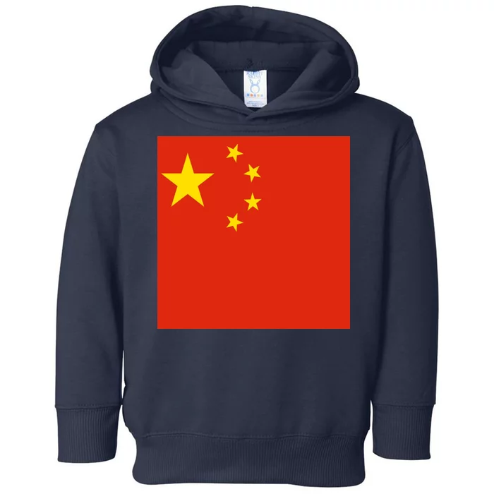 China Country Flag Toddler Hoodie