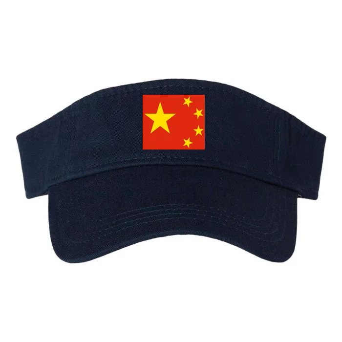 China Country Flag Valucap Bio-Washed Visor