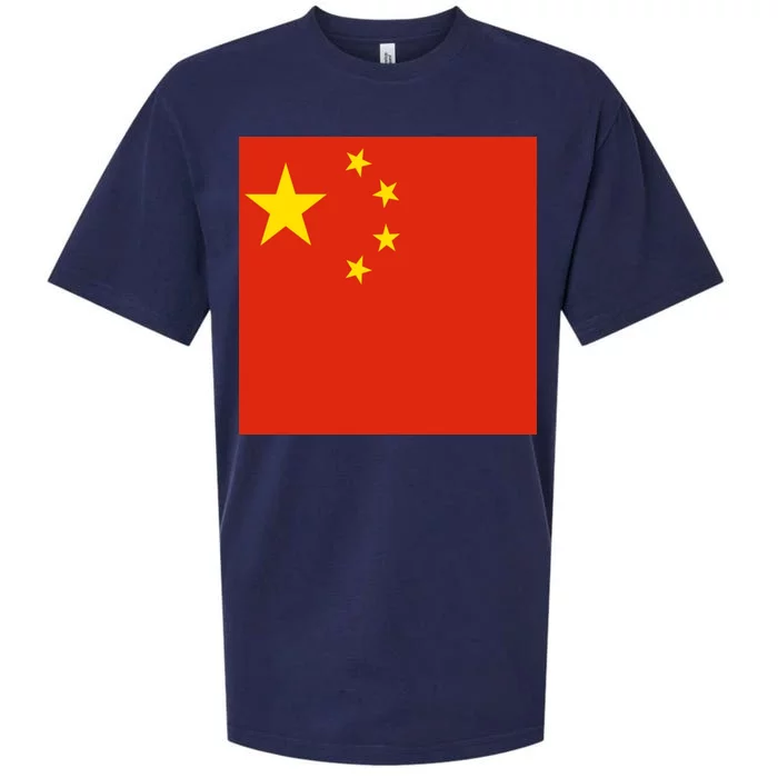 China Country Flag Sueded Cloud Jersey T-Shirt