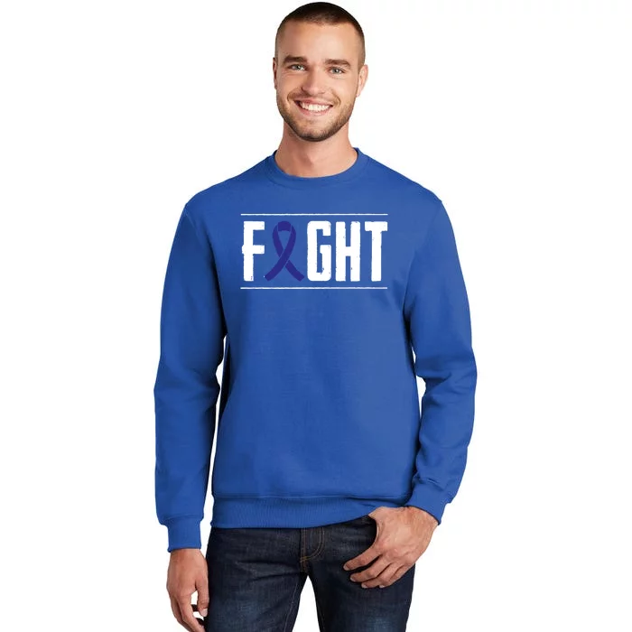 Colon Cancer Fight Cancer Ribbon Cool Gift Tall Sweatshirt