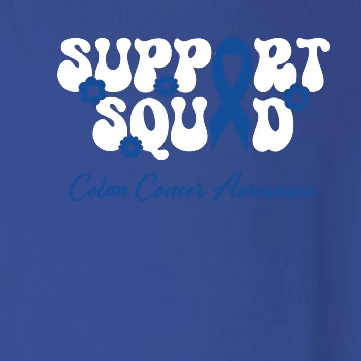 Colon Cancer Friends Support Squad Colon Cancer Awareness Gift Toddler Long Sleeve Shirt