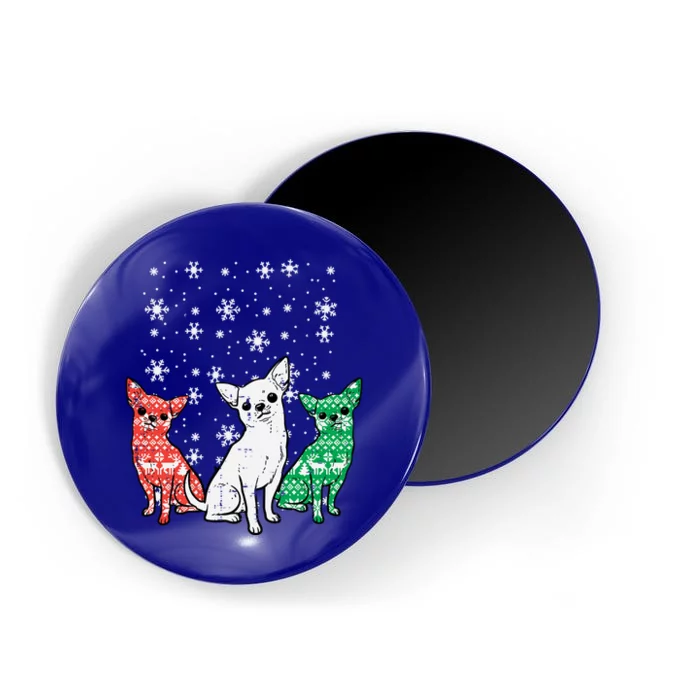 Christmas Chihuahuas Funny Xmas Chiwawa Dog Great Gift Magnet