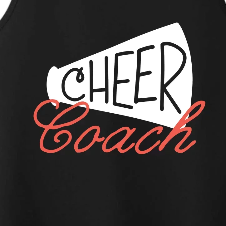 Cheer Coach Funny Cheer Coach Gift Performance Tank