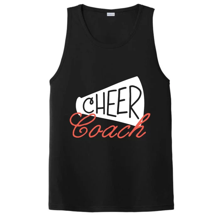 Cheer Coach Funny Cheer Coach Gift Performance Tank