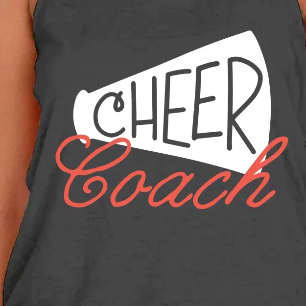 Cheer Coach Funny Cheer Coach Gift Women's Knotted Racerback Tank