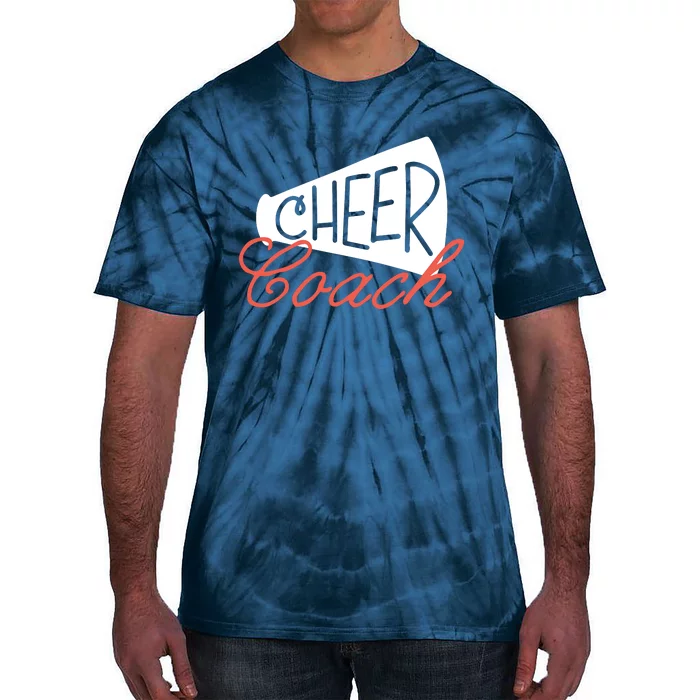 Cheer Coach Funny Cheer Coach Gift Tie-Dye T-Shirt