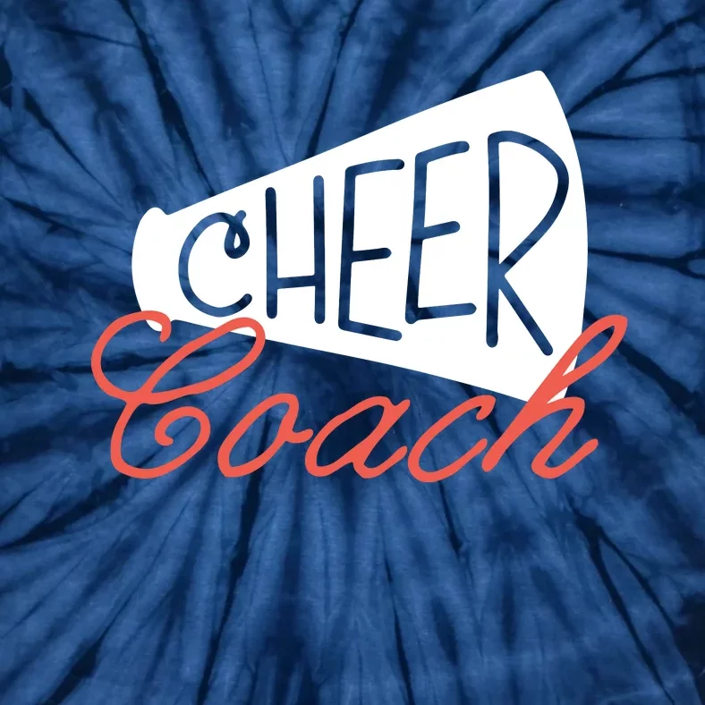 Cheer Coach Funny Cheer Coach Gift Tie-Dye T-Shirt