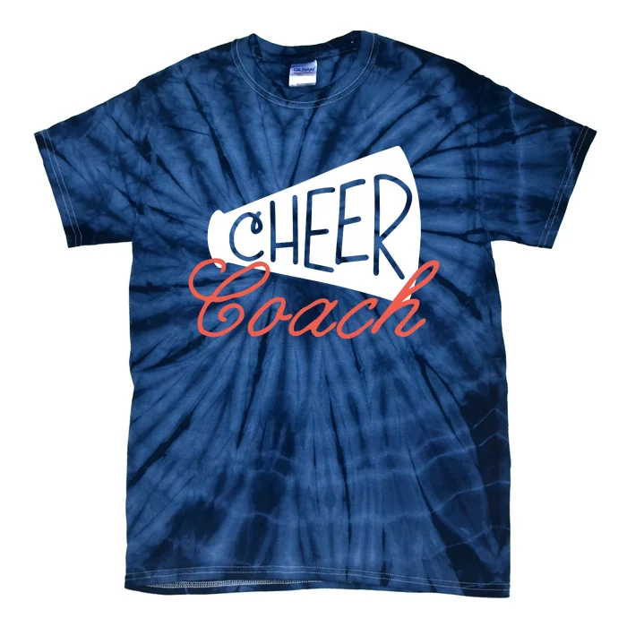 Cheer Coach Funny Cheer Coach Gift Tie-Dye T-Shirt