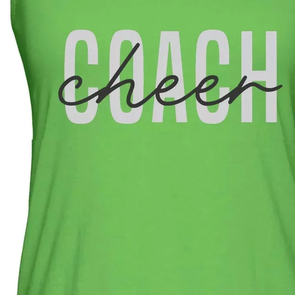 Cheer Coach Funny Design Cute Cheer Coach Cool Coaching Ladies Essential Flowy Tank