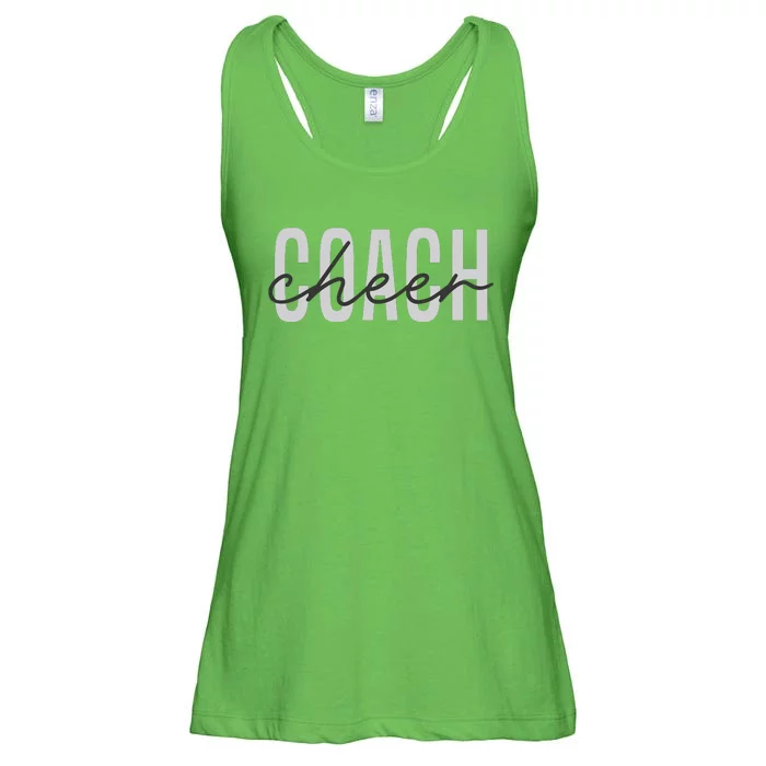 Cheer Coach Funny Design Cute Cheer Coach Cool Coaching Ladies Essential Flowy Tank