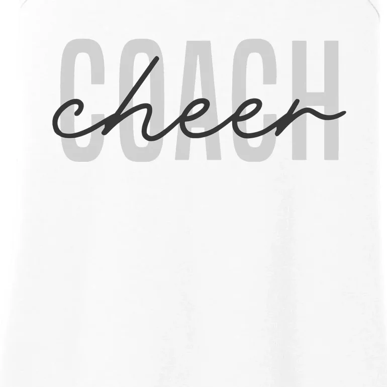 Cheer Coach Funny Design Cute Cheer Coach Cool Coaching Ladies Essential Tank