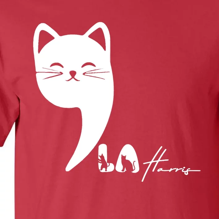 Cute Commala Funny Cat Comma La Tall T-Shirt