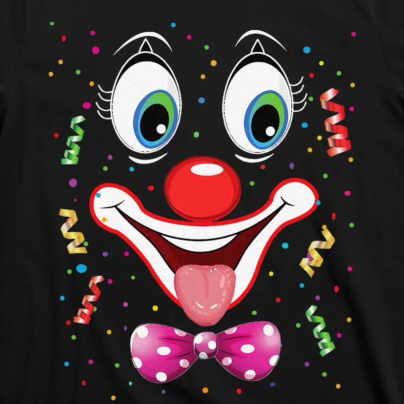 Carnival Clown Face Circus Carnivals T-Shirt