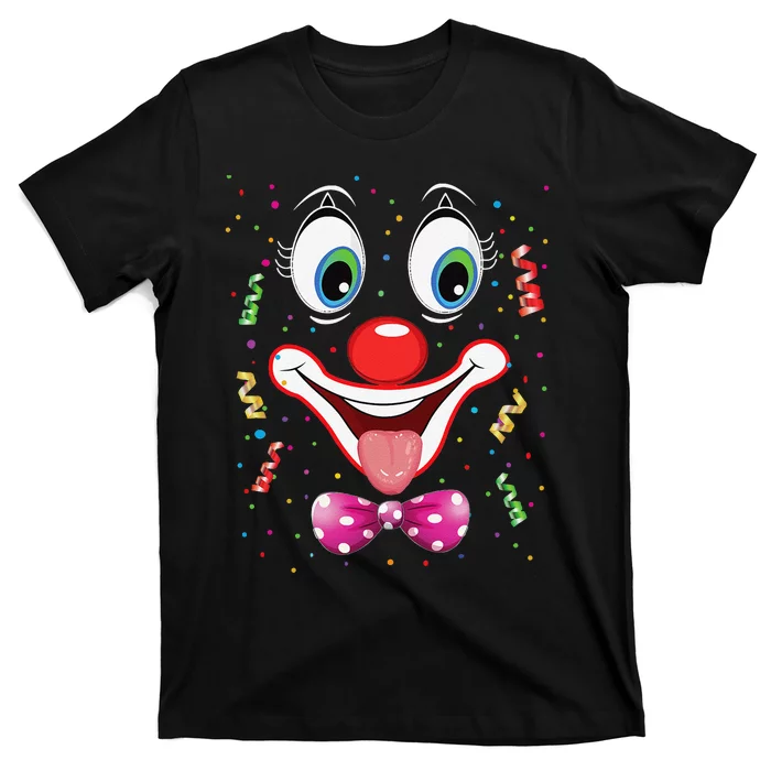 Carnival Clown Face Circus Carnivals T-Shirt