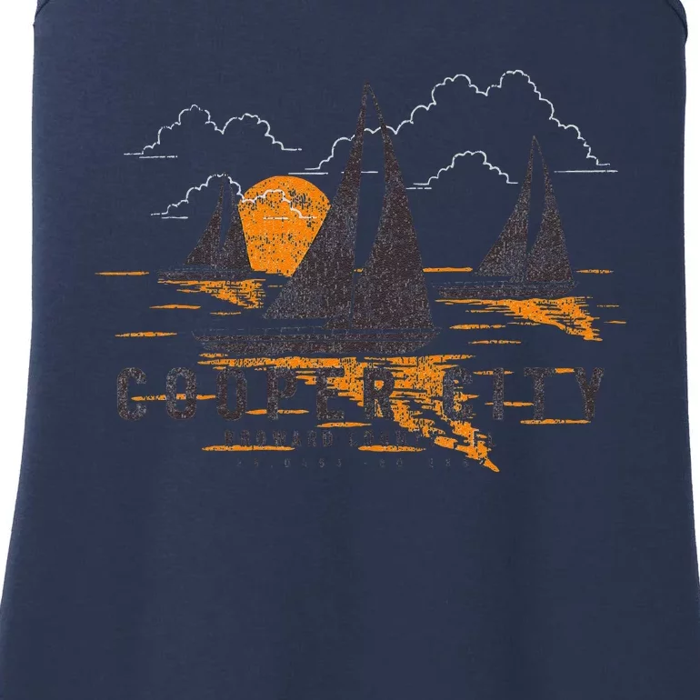 Cooper City Florida Sailing Souvenir Cooper City Ladies Essential Tank