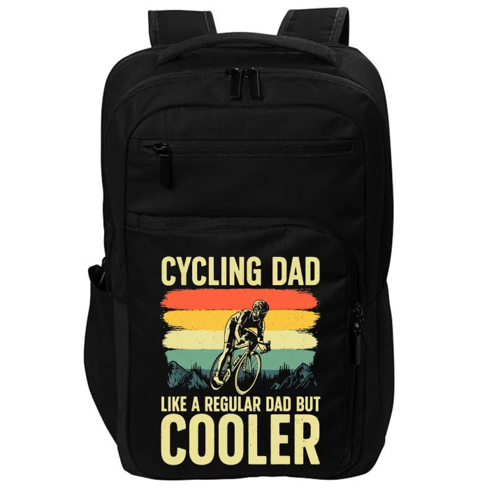 Cool Cycling For Dad Men Bicycling Bikers Bicycle Bike Rider Impact Tech Backpack