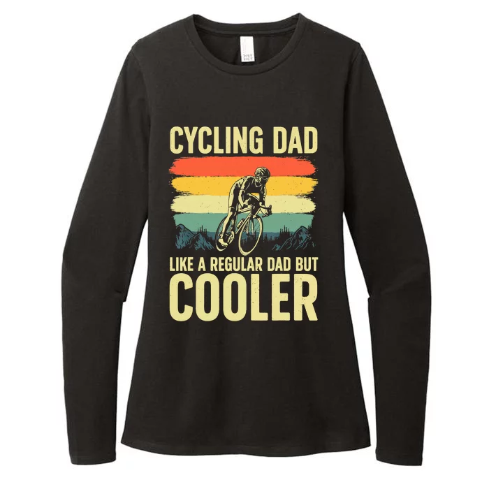 Cool Cycling For Dad Men Bicycling Bikers Bicycle Bike Rider Womens CVC Long Sleeve Shirt