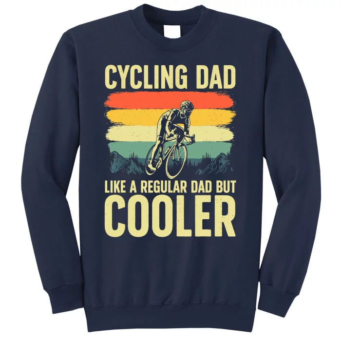 Cool Cycling For Dad Men Bicycling Bikers Bicycle Bike Rider Sweatshirt